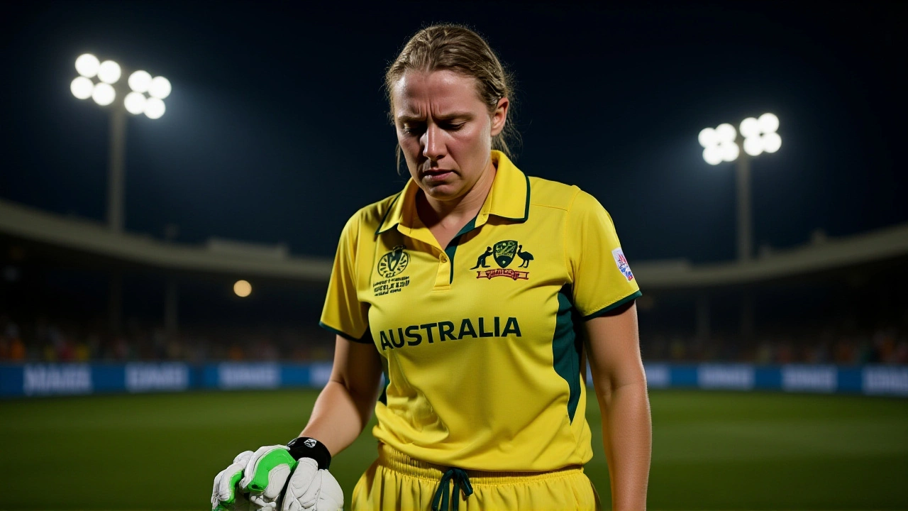 Alyssa Healy Misses Australia‑England World Cup Clash With Calf Strain